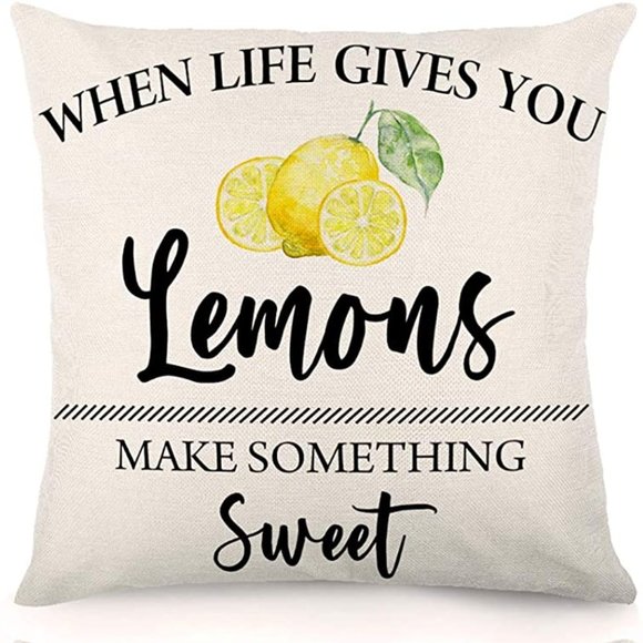 Other - Lemon Pillow Cover